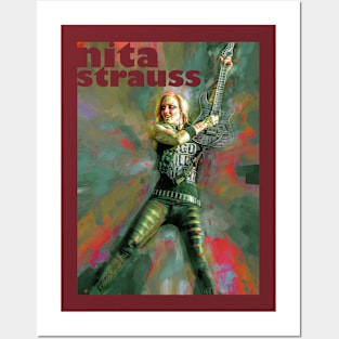 Nita Strauss Guitar Player Posters and Art